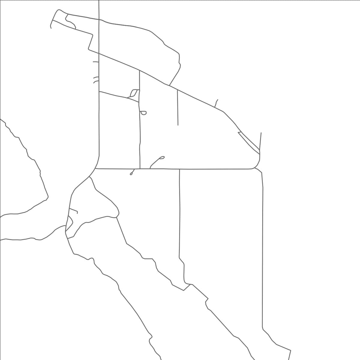 ROAD MAP OF SANTA CRUZ, ARIZONA BY MAPBAKES