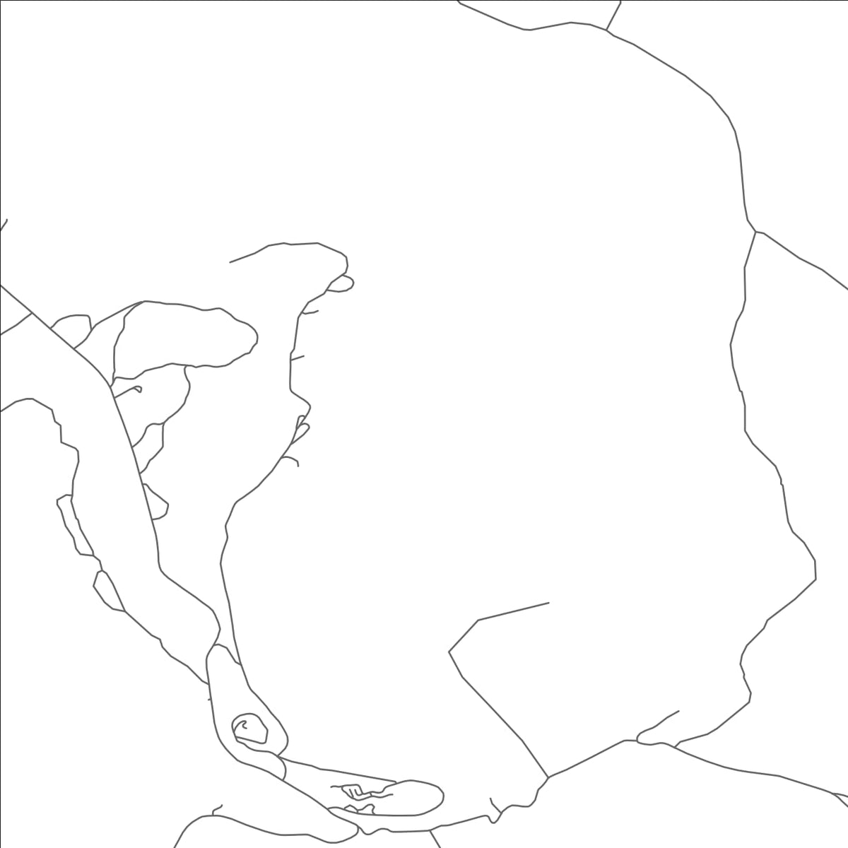 ROAD MAP OF SECOND MESA, ARIZONA BY MAPBAKES