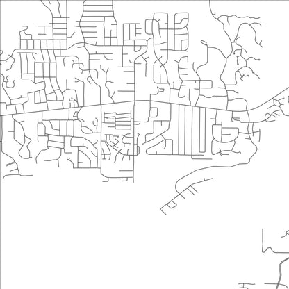 ROAD MAP OF SEDONA, ARIZONA BY MAPBAKES
