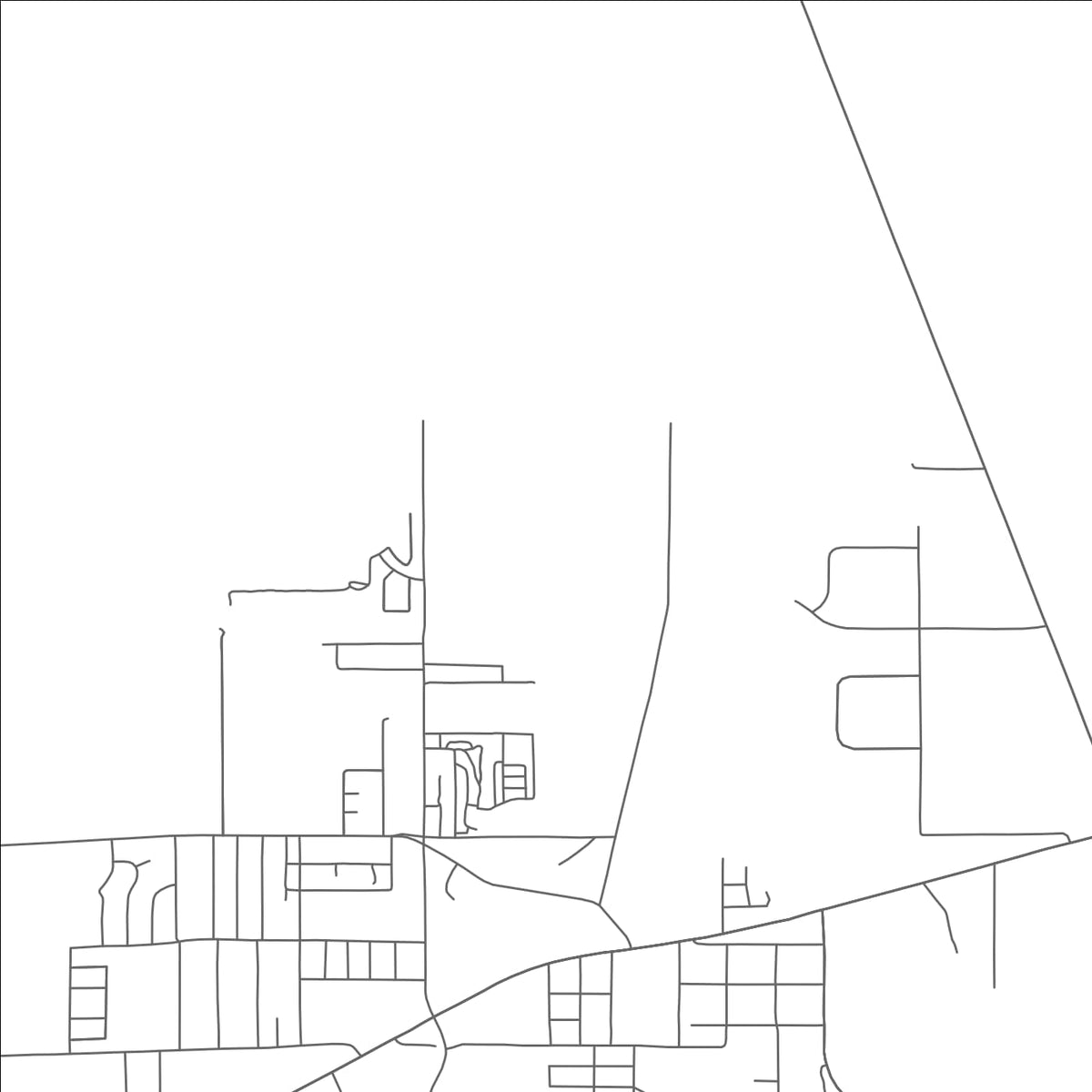 ROAD MAP OF SHOW LOW, ARIZONA BY MAPBAKES