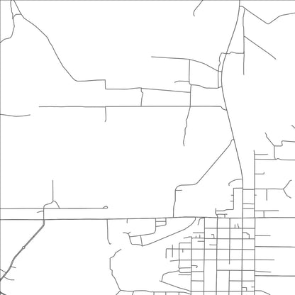ROAD MAP OF SNOWFLAKE, ARIZONA BY MAPBAKES
