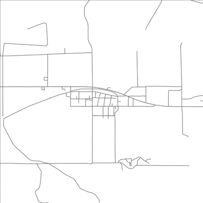 ROAD MAP OF SOLOMON, ARIZONA BY MAPBAKES