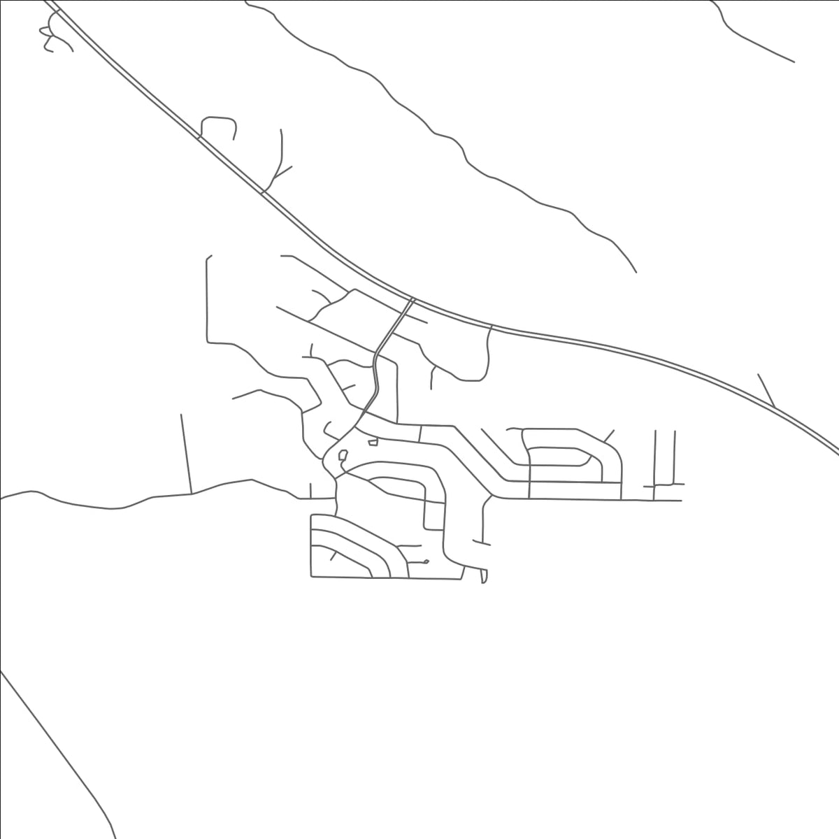 ROAD MAP OF SPRING VALLEY, ARIZONA BY MAPBAKES