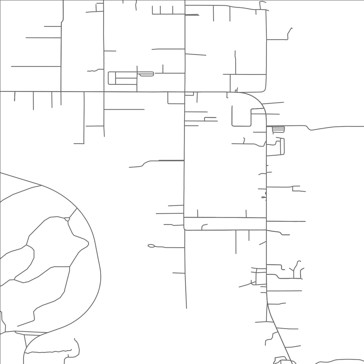 ROAD MAP OF ST. DAVID, ARIZONA BY MAPBAKES