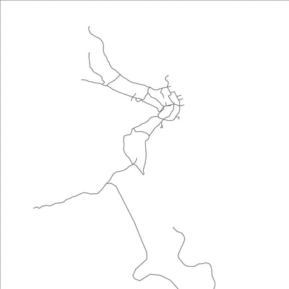ROAD MAP OF SUPAI, ARIZONA BY MAPBAKES