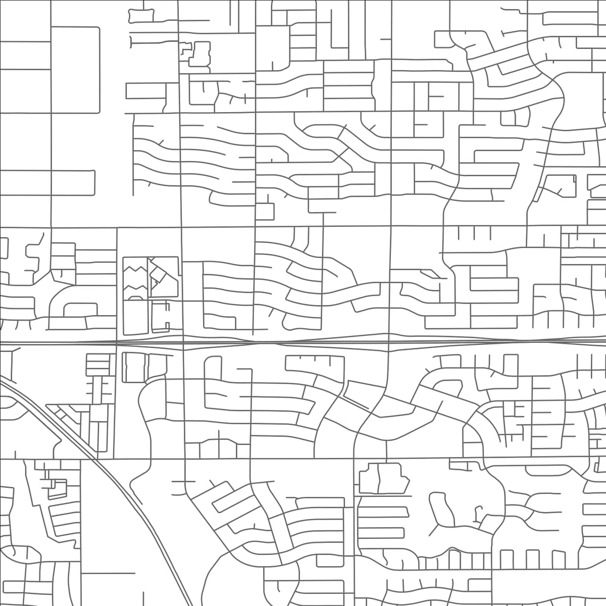 ROAD MAP OF TEMPE, ARIZONA BY MAPBAKES