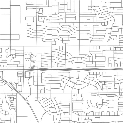 ROAD MAP OF TEMPE, ARIZONA BY MAPBAKES