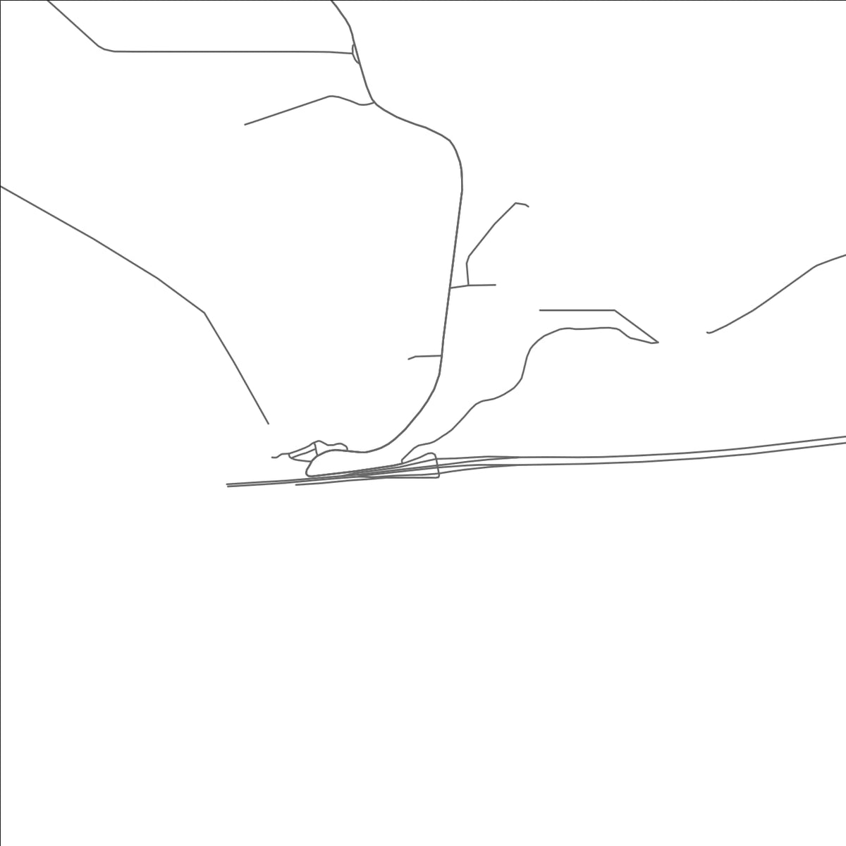 ROAD MAP OF TOPOCK, ARIZONA BY MAPBAKES