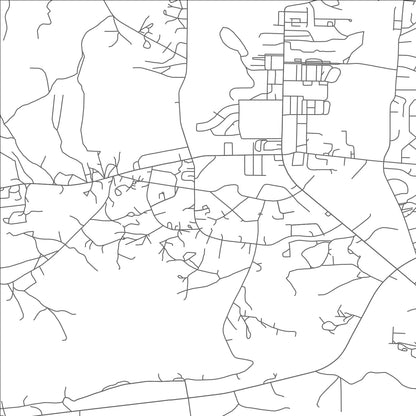 ROAD MAP OF TUBA CITY, ARIZONA BY MAPBAKES