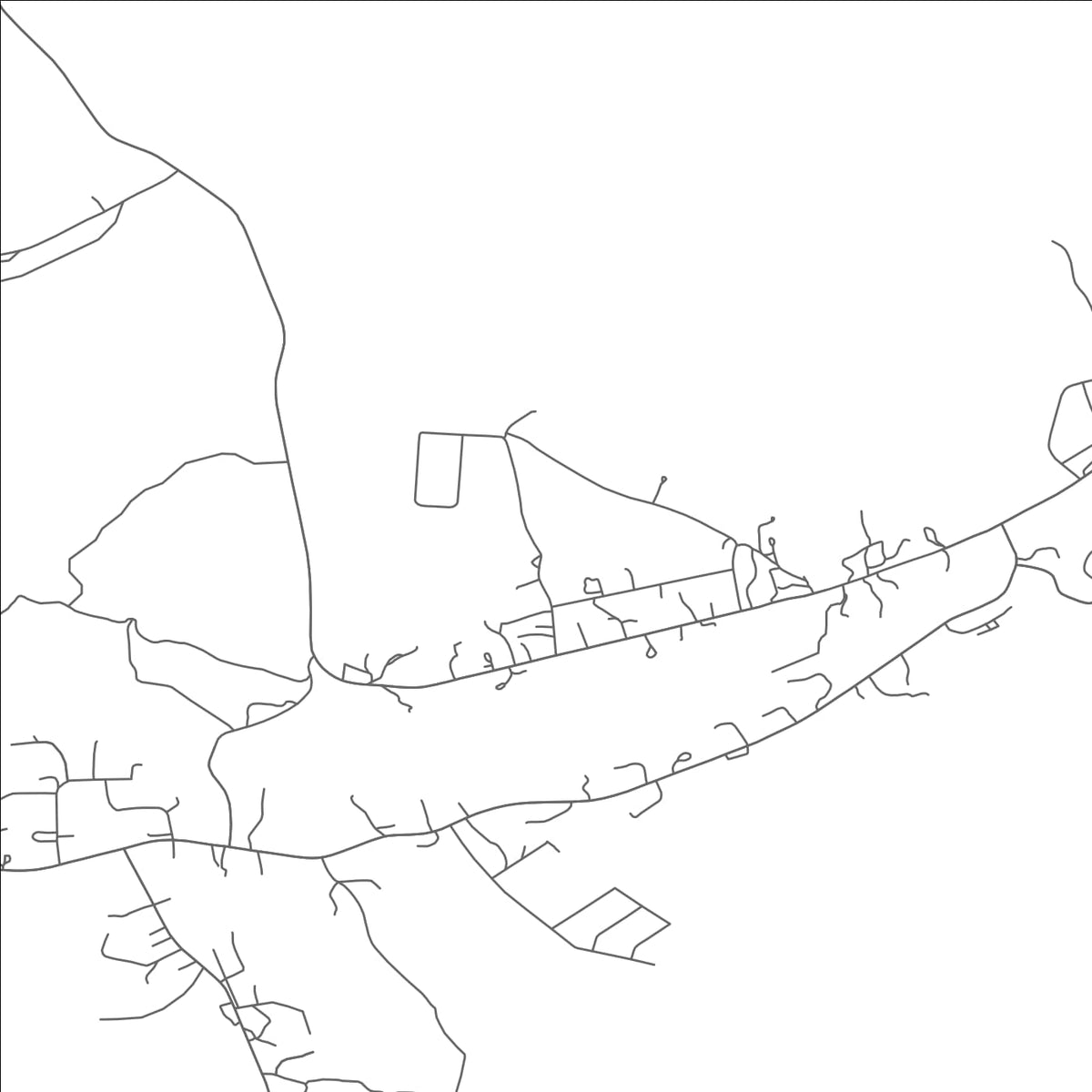 ROAD MAP OF TURKEY CREEK, ARIZONA BY MAPBAKES