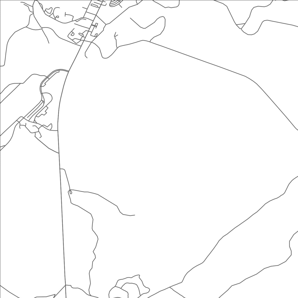 ROAD MAP OF TUSAYAN, ARIZONA BY MAPBAKES