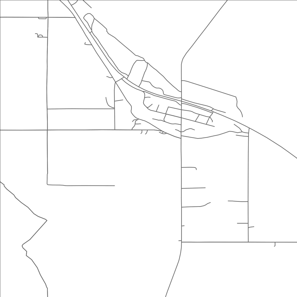 ROAD MAP OF UPPER SANTAN VILLAGE, ARIZONA BY MAPBAKES
