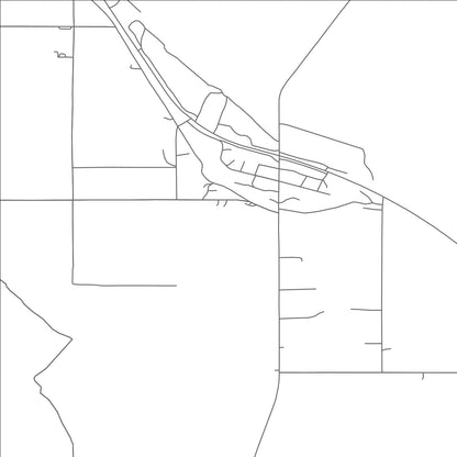 ROAD MAP OF UPPER SANTAN VILLAGE, ARIZONA BY MAPBAKES