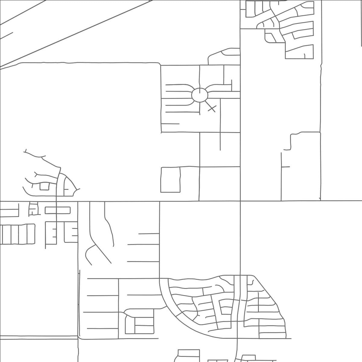 ROAD MAP OF VALENCIA WEST, ARIZONA BY MAPBAKES