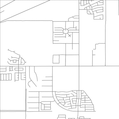 ROAD MAP OF VALENCIA WEST, ARIZONA BY MAPBAKES