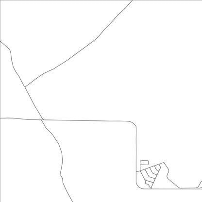 ROAD MAP OF VALLE, ARIZONA BY MAPBAKES