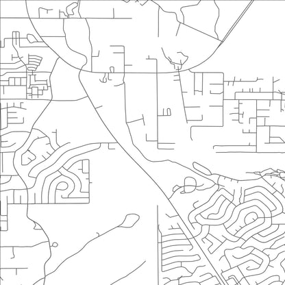 ROAD MAP OF VERDE VILLAGE, ARIZONA BY MAPBAKES