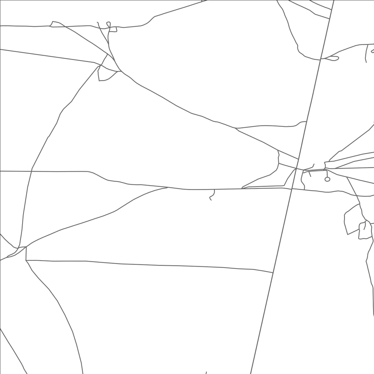 ROAD MAP OF WHITECONE, ARIZONA BY MAPBAKES