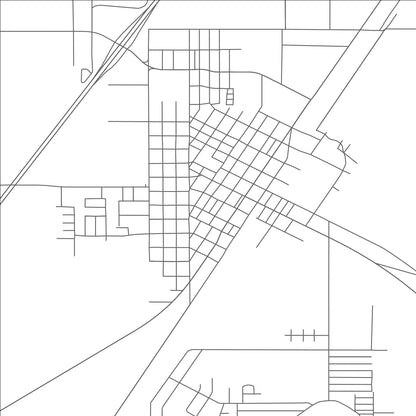 ROAD MAP OF WILLCOX, ARIZONA BY MAPBAKES