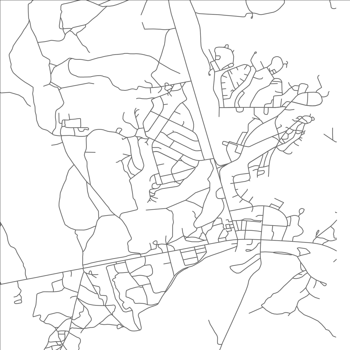 ROAD MAP OF WINDOW ROCK, ARIZONA BY MAPBAKES