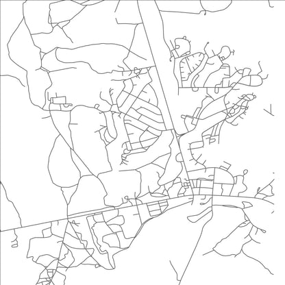 ROAD MAP OF WINDOW ROCK, ARIZONA BY MAPBAKES