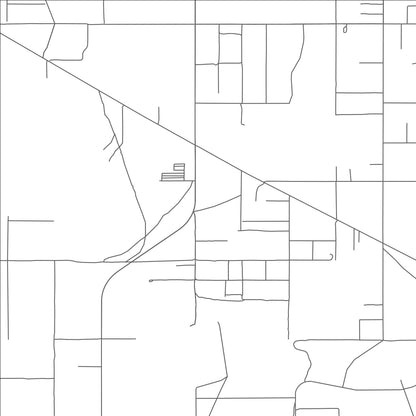 ROAD MAP OF WINTERSBURG, ARIZONA BY MAPBAKES