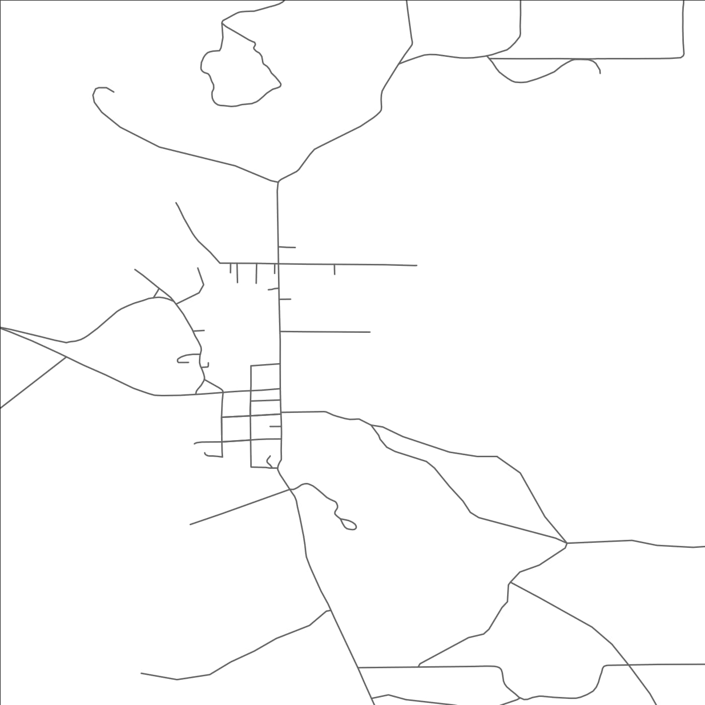 ROAD MAP OF WOODRUFF, ARIZONA BY MAPBAKES