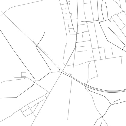ROAD MAP OF IWYE, BELARUS BY MAPBAKES