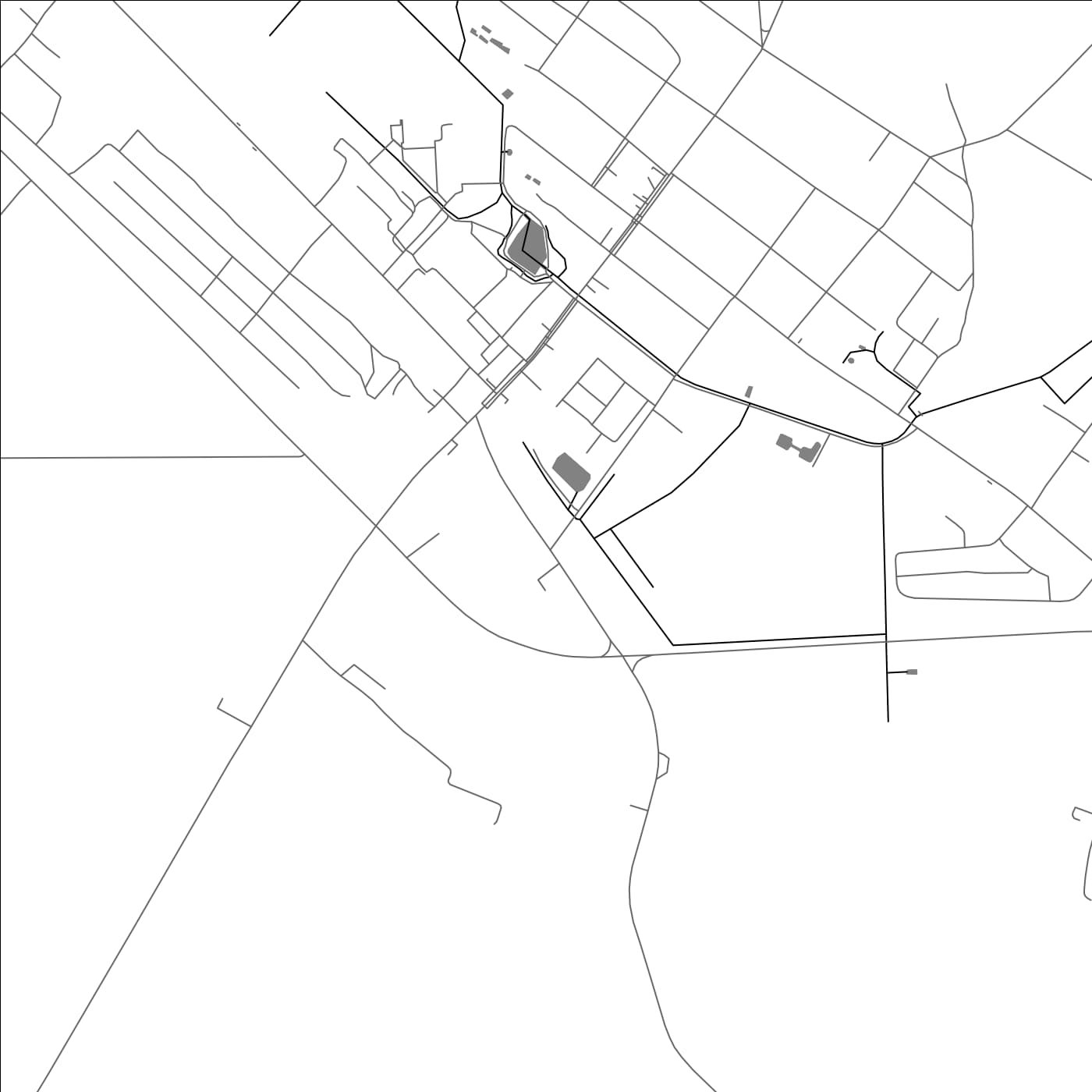 ROAD MAP OF KOSAVA, BELARUS BY MAPBAKES