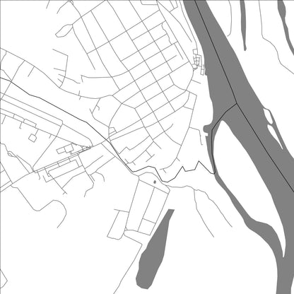 ROAD MAP OF LOYEW, BELARUS BY MAPBAKES