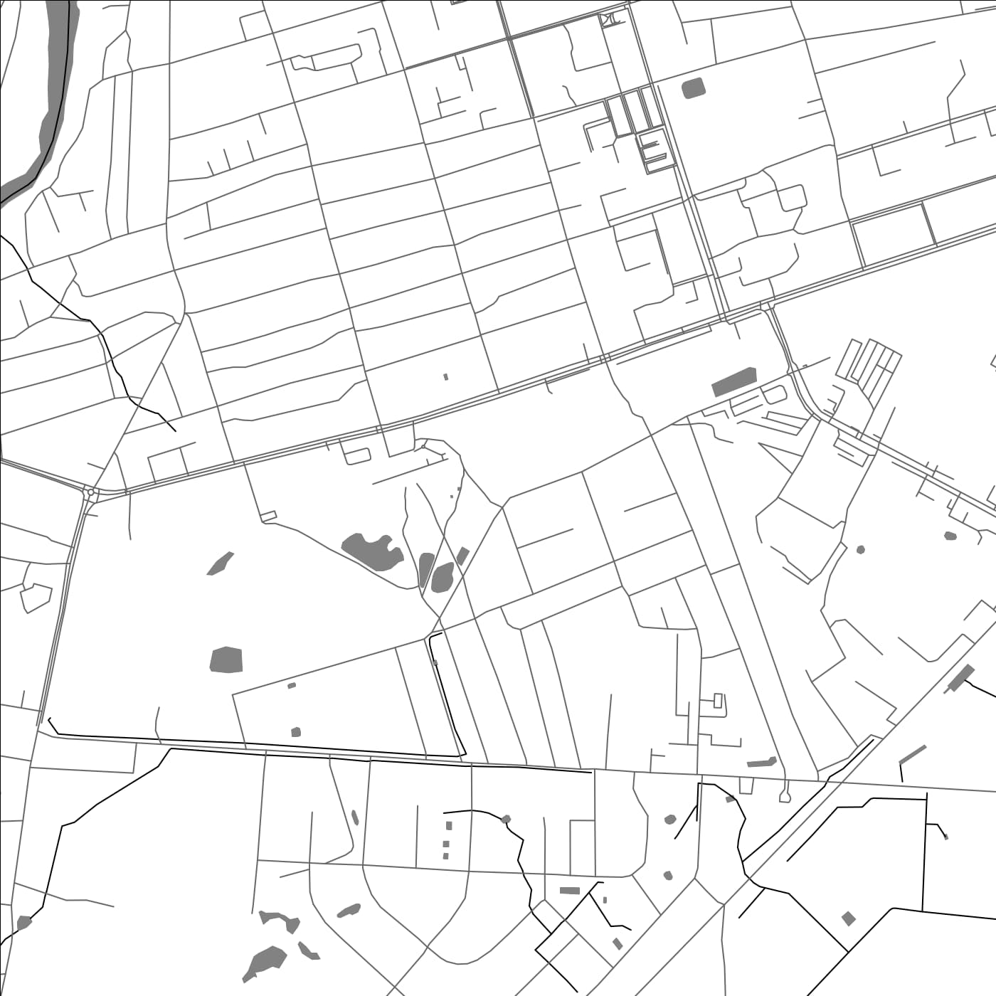 ROAD MAP OF LYEPYEL, BELARUS BY MAPBAKES