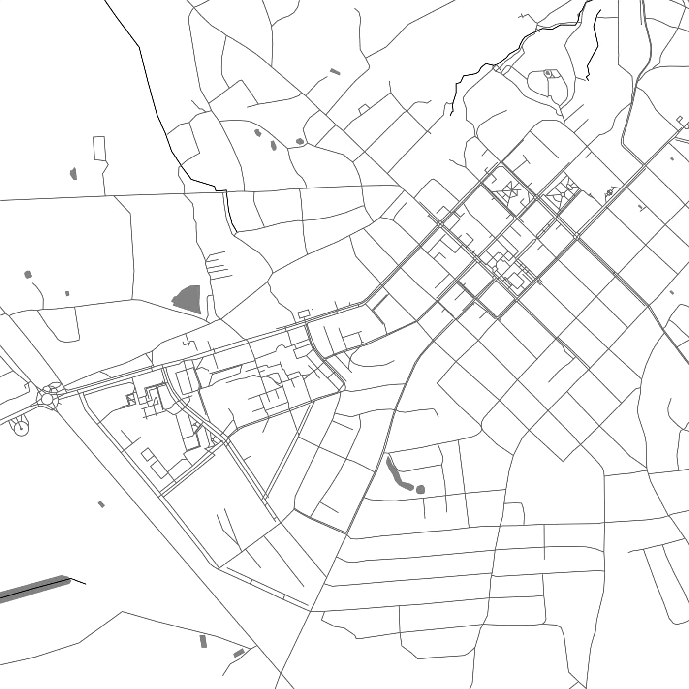 ROAD MAP OF MSTSISLAW, BELARUS BY MAPBAKES