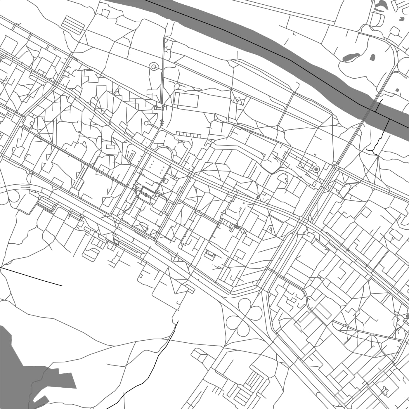 ROAD MAP OF NAVAPOLATSK, BELARUS BY MAPBAKES