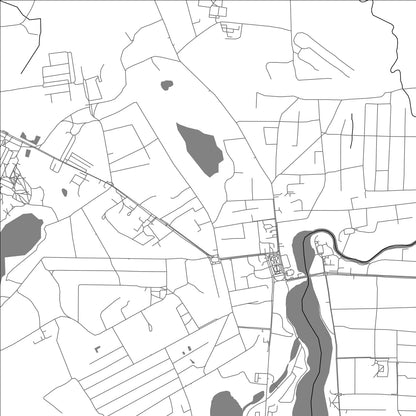 ROAD MAP OF PASTAVY, BELARUS BY MAPBAKES