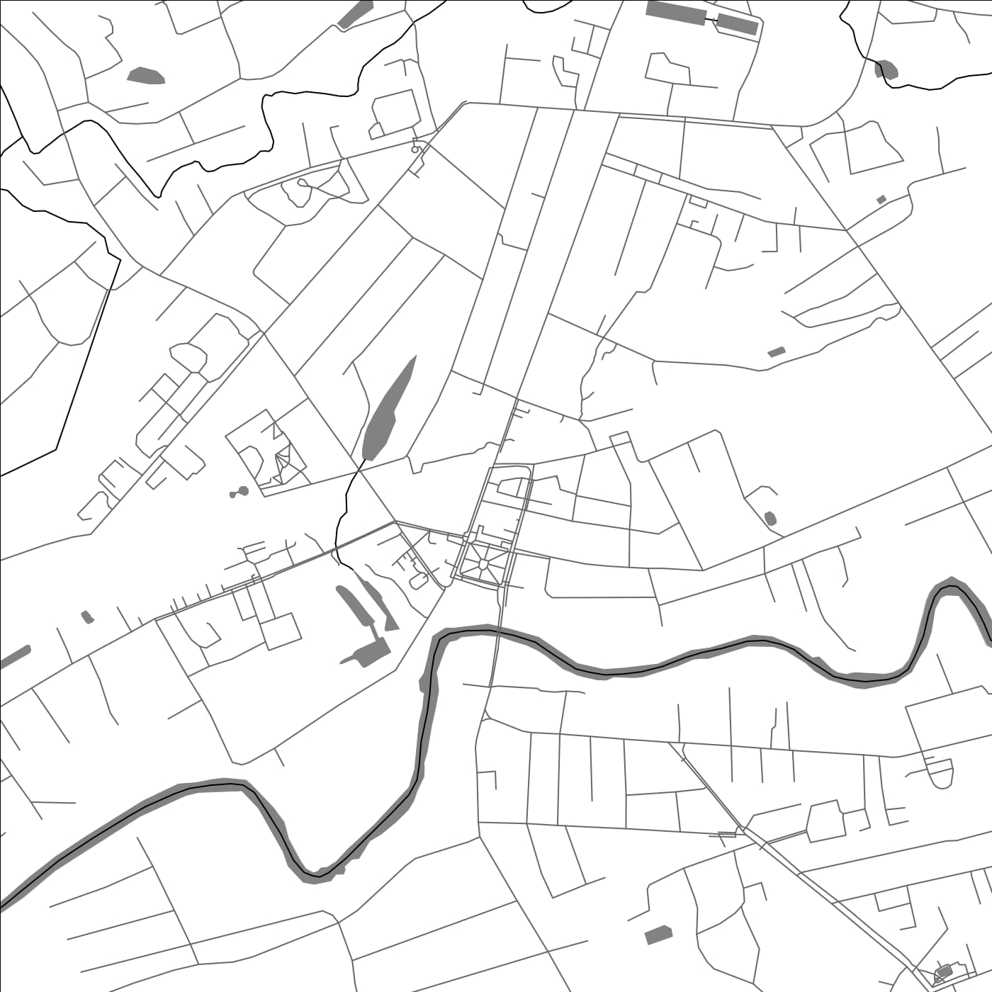 ROAD MAP OF SHARKAWSHCHYNA, BELARUS BY MAPBAKES