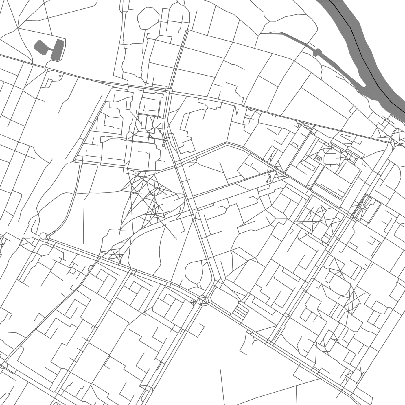 ROAD MAP OF SVYETLAHORSK, BELARUS BY MAPBAKES