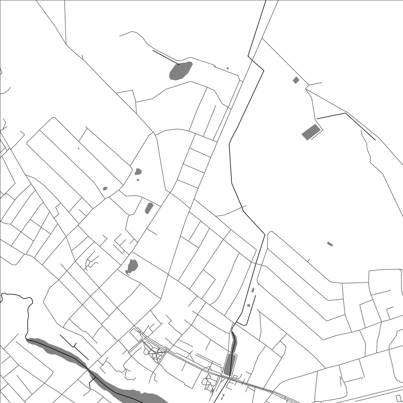 ROAD MAP OF TALACHYNH, BELARUS BY MAPBAKES