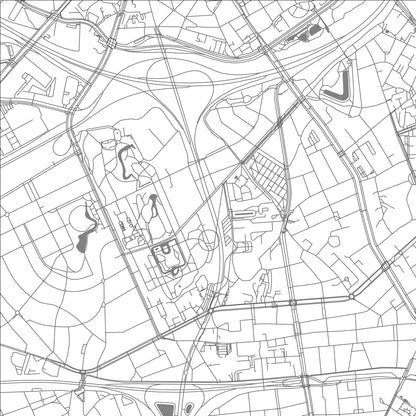 ROAD MAP OF BERCHEM, BELGIUM BY MAPBAKES