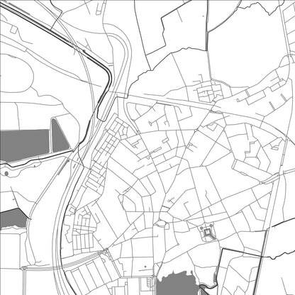 ROAD MAP OF EKEREN, BELGIUM BY MAPBAKES