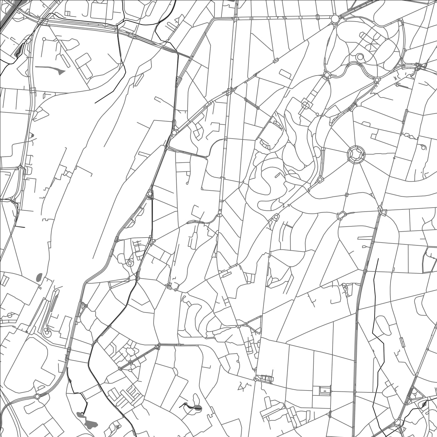 ROAD MAP OF FOREST, BELGIUM BY MAPBAKES