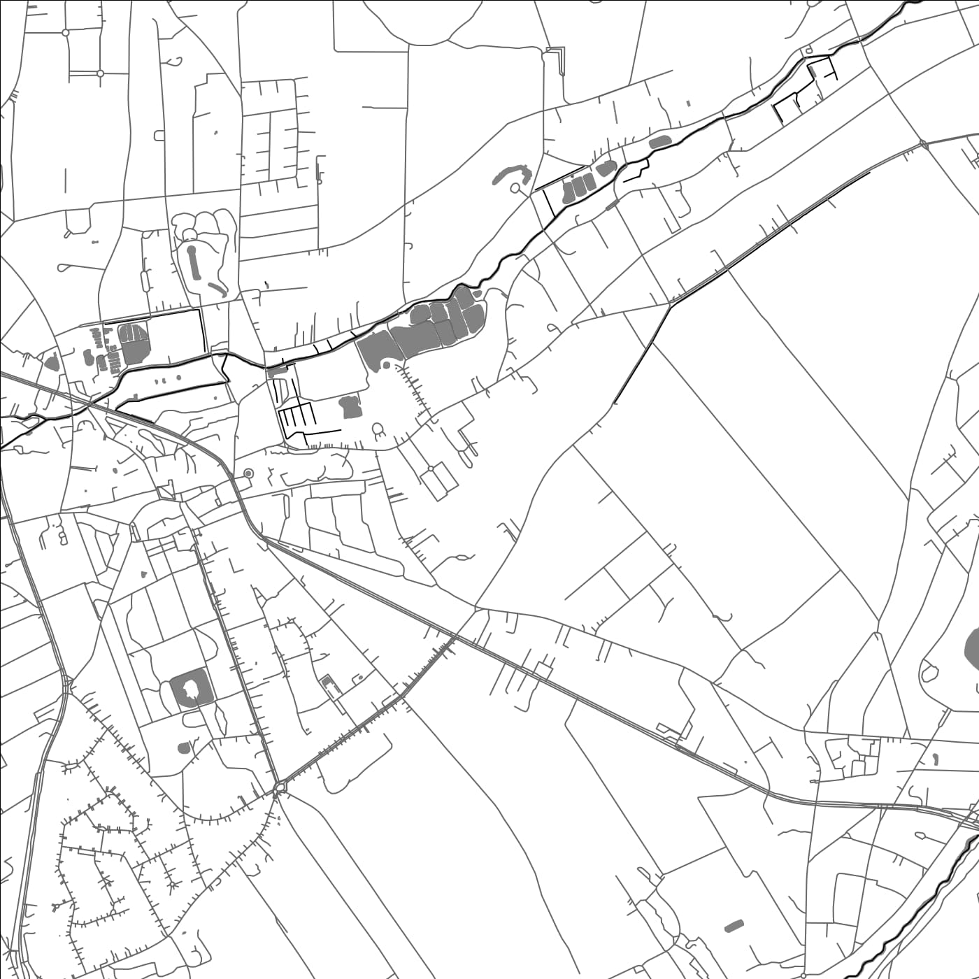 ROAD MAP OF GRIMBERGEN, BELGIUM BY MAPBAKES