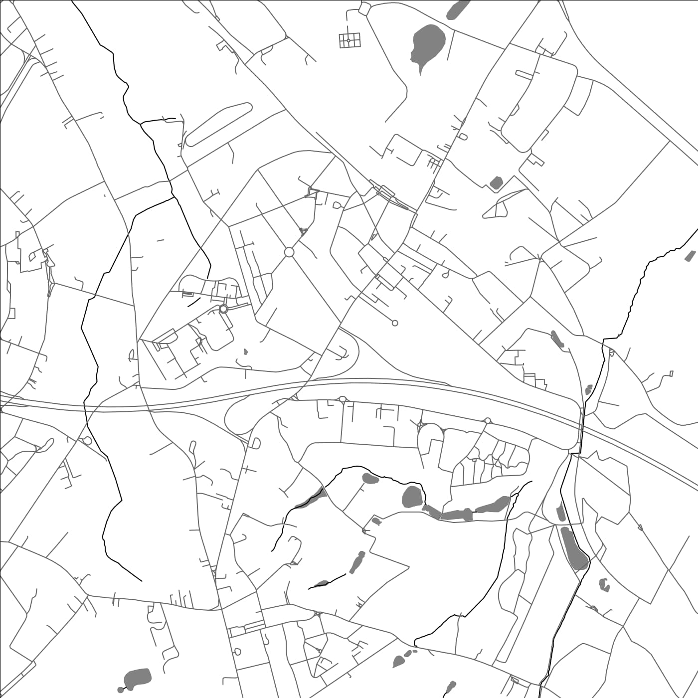 ROAD MAP OF MANAGE, BELGIUM BY MAPBAKES