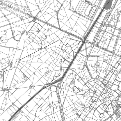 ROAD MAP OF MOORTEBEEK, BELGIUM BY MAPBAKES