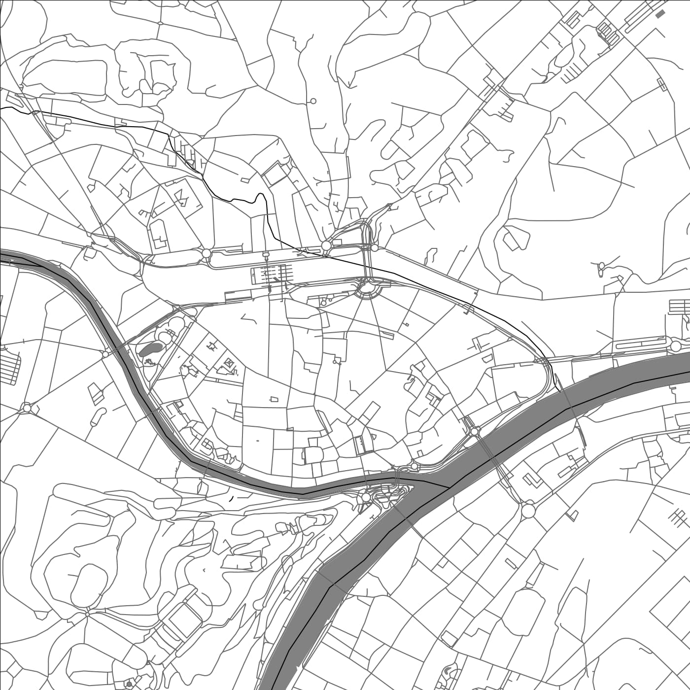 ROAD MAP OF NAMUR, BELGIUM BY MAPBAKES