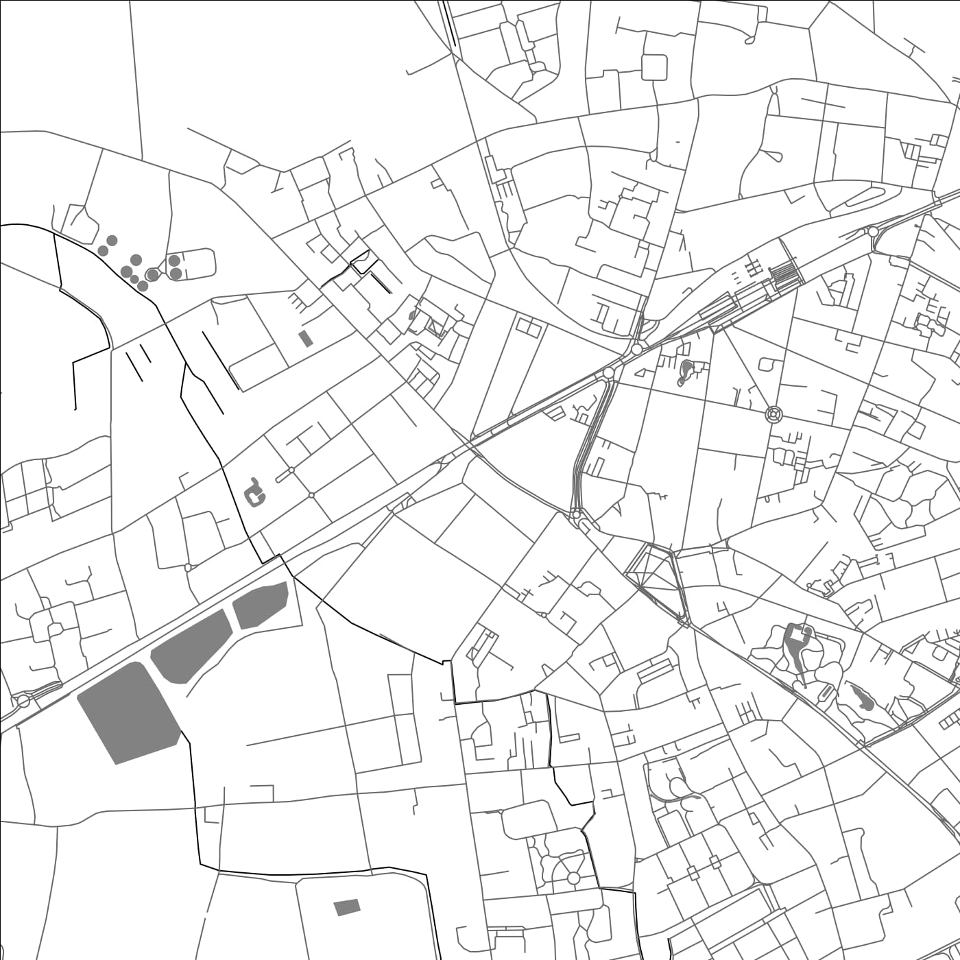 ROAD MAP OF SINT NIKLAAS, BELGIUM BY MAPBAKES