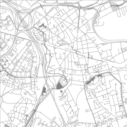 ROAD MAP OF ZAVENTEM, BELGIUM BY MAPBAKES