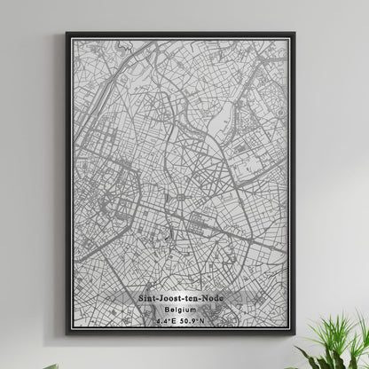 ROAD MAP OF SINT JOOST TEN NODE, BELGIUM BY MAPBAKES