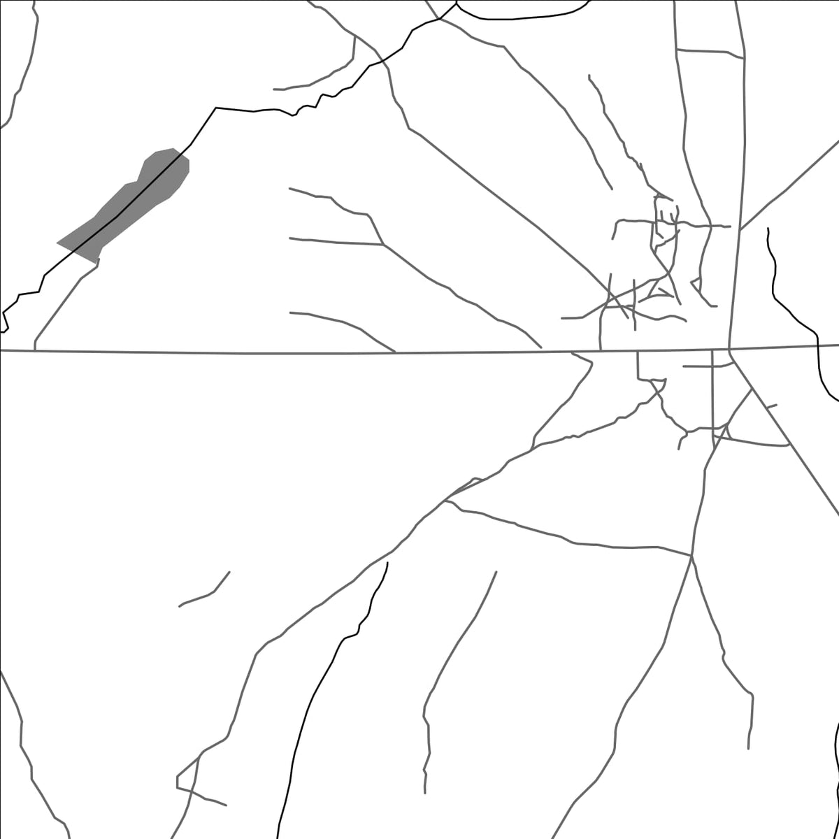 ROAD MAP OF BIRO, BENIN BY MAPBAKES