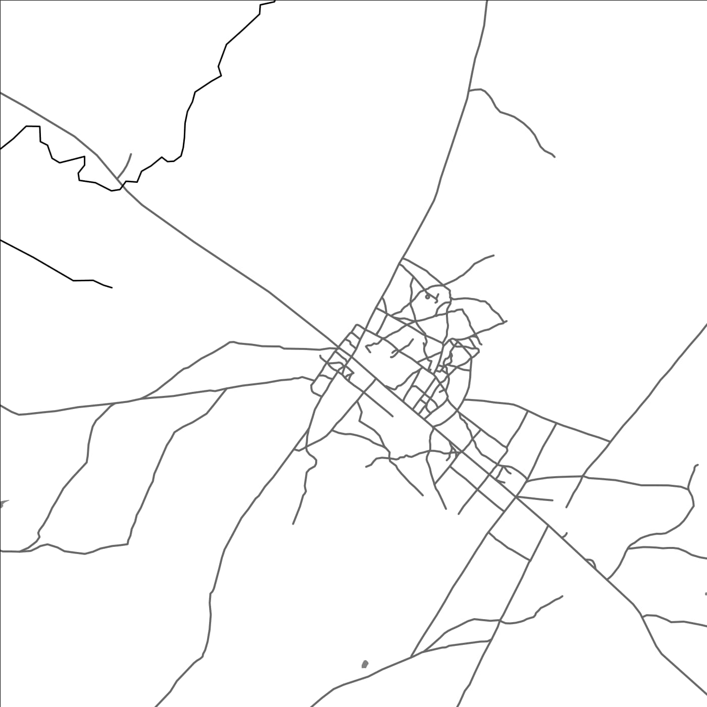 ROAD MAP OF BOUKOUMBE, BENIN BY MAPBAKES