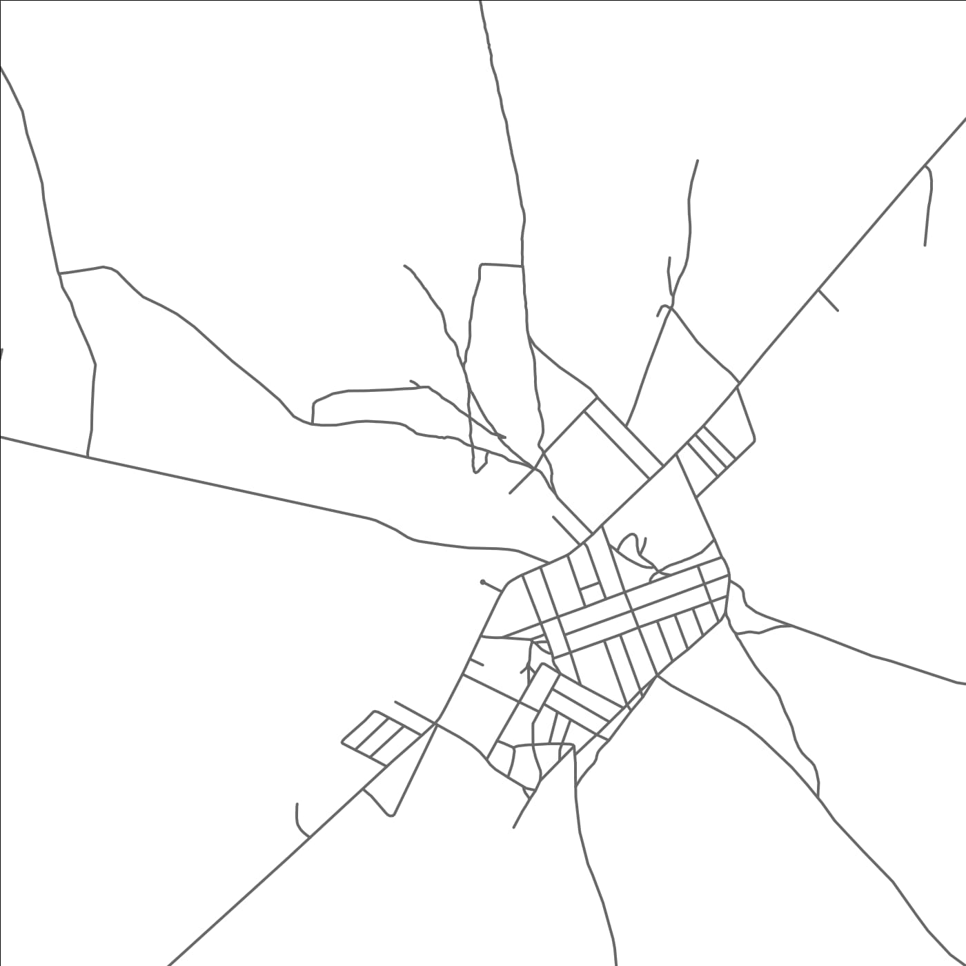 ROAD MAP OF KALALE, BENIN BY MAPBAKES